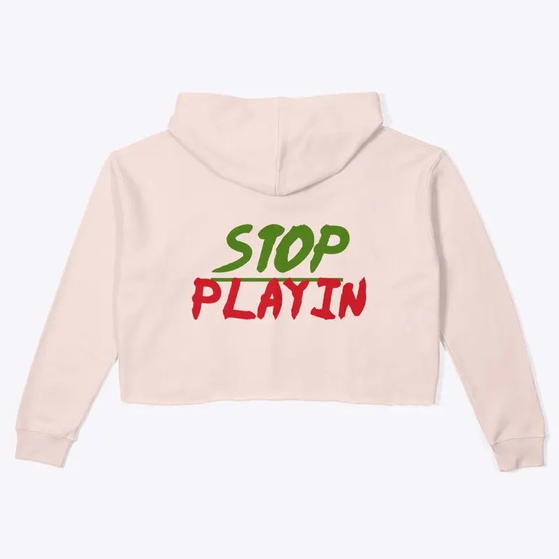 GULLY SZN CROP HOODIE